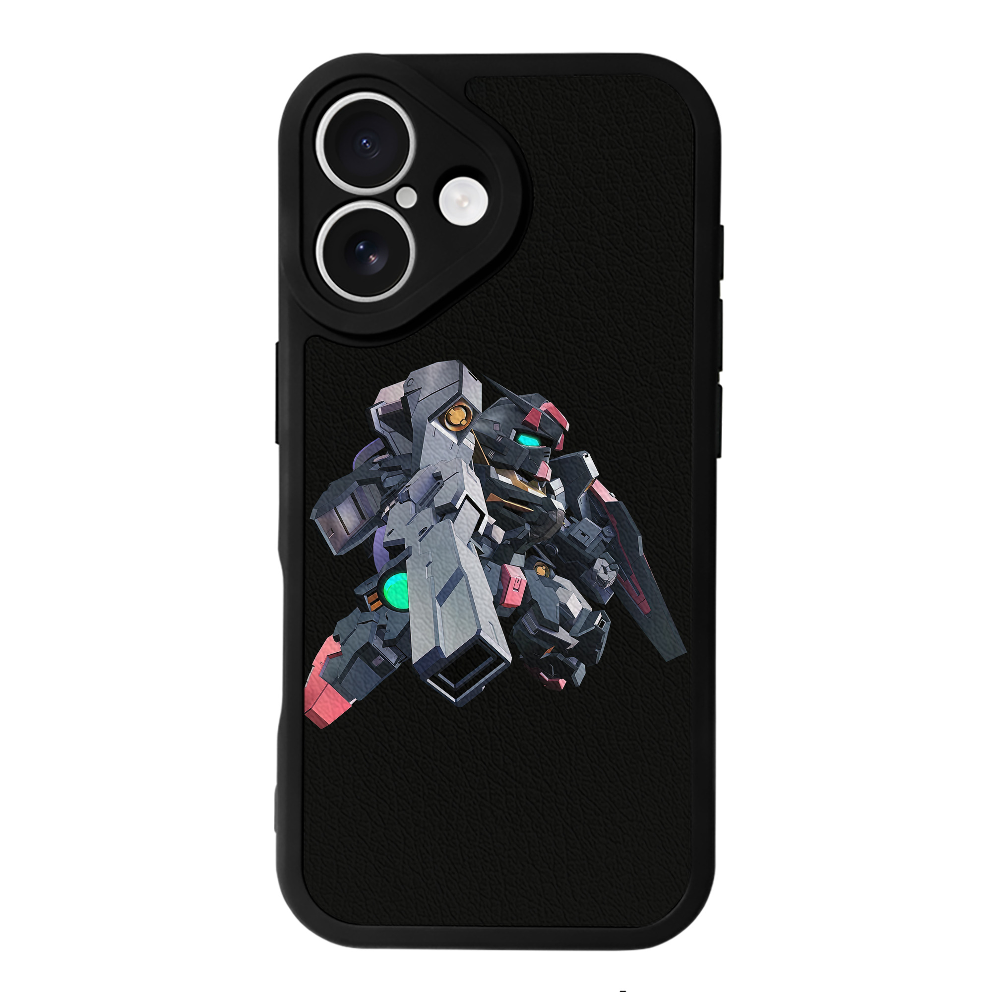 （画像用） 機動戦士ガンダム Mobile Suit Gundam 【iPhone 16シリーズ対応】シリコンスマホケース（レザー調） 材質：シリコン